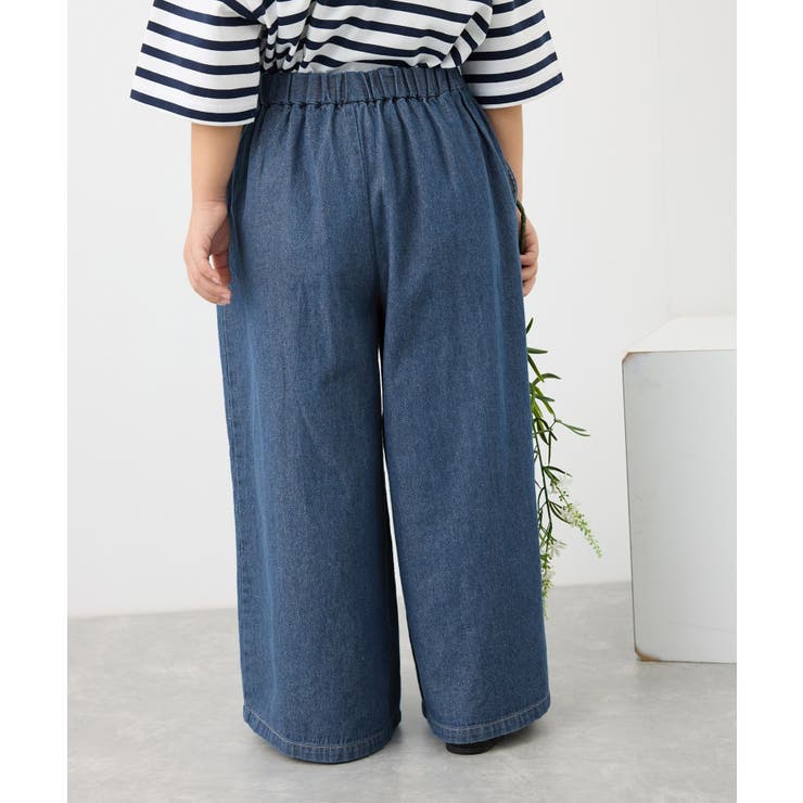 【KIDS】ハートボタンデニムワイドパンツ | ROPE' PICNIC【KIDS】 | 詳細画像10
