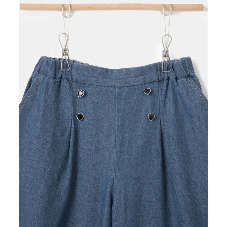 【KIDS】ハートボタンデニムワイドパンツ | ROPE' PICNIC【KIDS】 | 詳細画像20