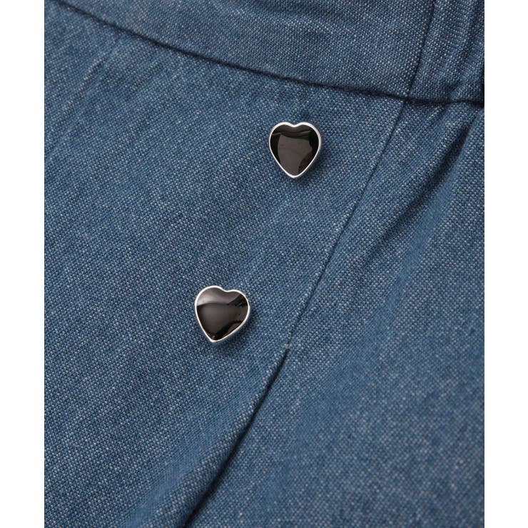 【KIDS】ハートボタンデニムワイドパンツ | ROPE' PICNIC【KIDS】 | 詳細画像24