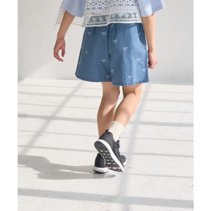 【KIDS/キッズ】リボン柄デニムピンタックパンツ | ROPE' PICNIC【KIDS】 | 詳細画像10 