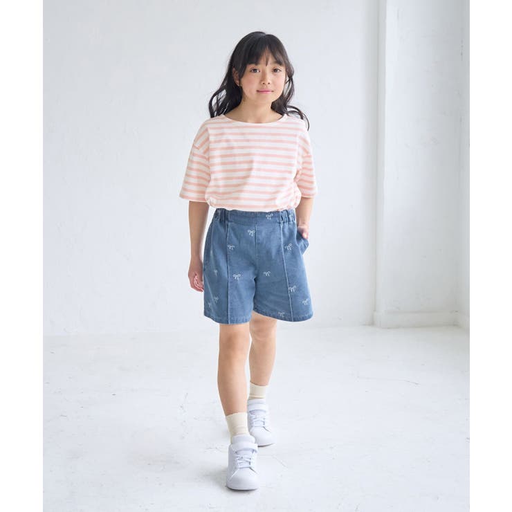 【KIDS/キッズ】リボン柄デニムピンタックパンツ | ROPE' PICNIC【KIDS】 | 詳細画像12 