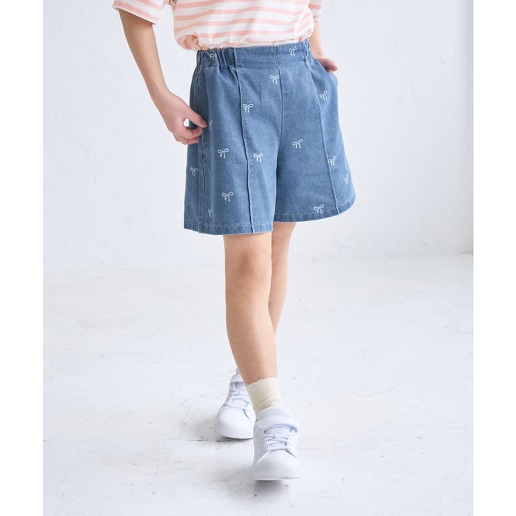 【KIDS/キッズ】リボン柄デニムピンタックパンツ | ROPE' PICNIC【KIDS】 | 詳細画像13 