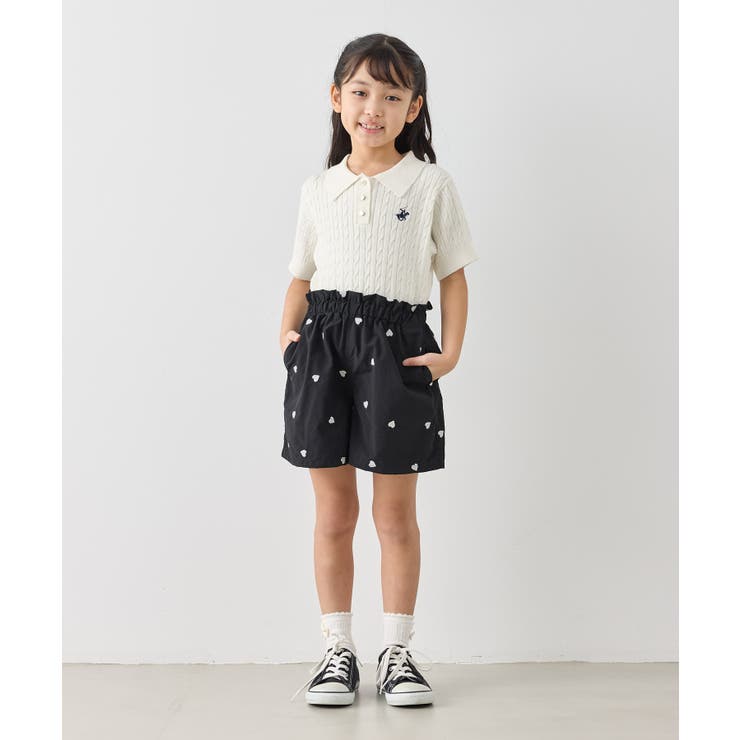 【KIDS/キッズ】ハート刺しゅうナイロンキュロット | ROPE' PICNIC【KIDS】 | 詳細画像5 