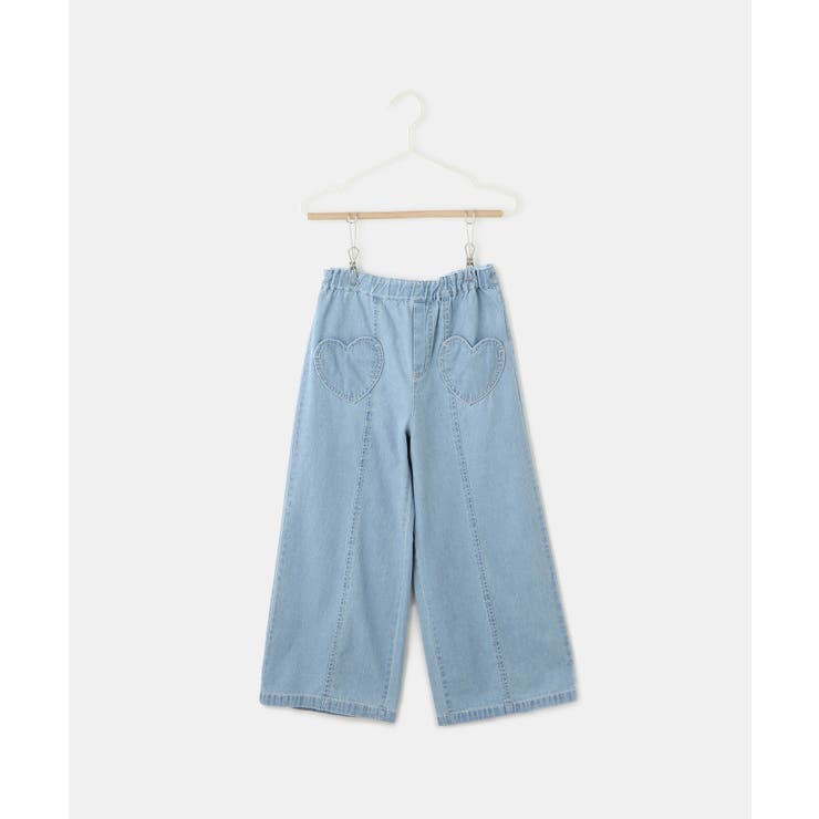 【KIDS/キッズ】ハートポケットストレートワイドデニムパンツ | ROPE' PICNIC【KIDS】 | 詳細画像13 
