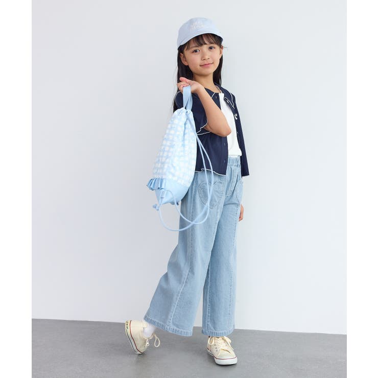 【KIDS/キッズ】ハートポケットストレートワイドデニムパンツ | ROPE' PICNIC【KIDS】 | 詳細画像7 