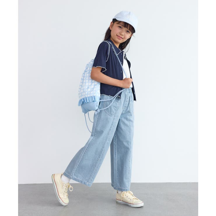 【KIDS/キッズ】ハートポケットストレートワイドデニムパンツ | ROPE' PICNIC【KIDS】 | 詳細画像9 