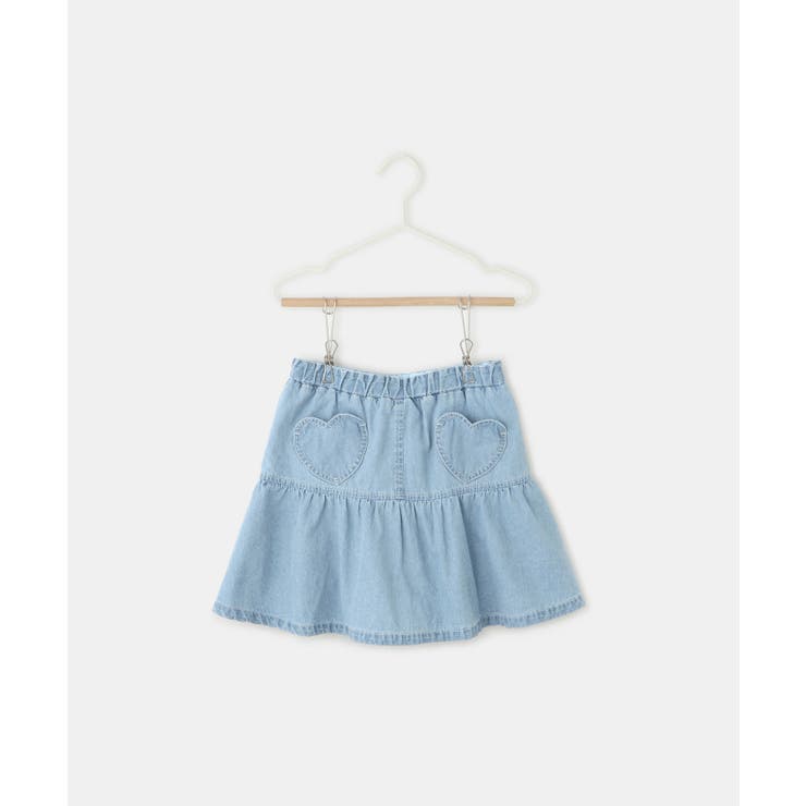 【KIDS/キッズ】インパンツ付きハートポケットデニムスカート | ROPE' PICNIC【KIDS】 | 詳細画像10 