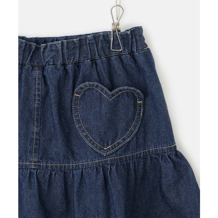 【KIDS/キッズ】インパンツ付きハートポケットデニムスカート | ROPE' PICNIC【KIDS】 | 詳細画像8 