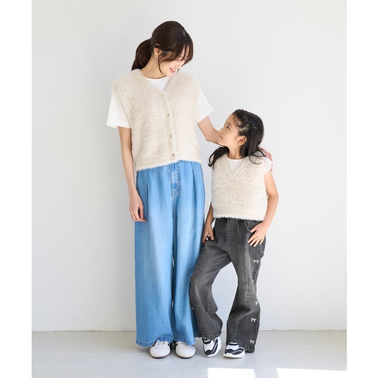 【KIDS/キッズ】リボン刺繍デニムパンツ | ROPE' PICNIC【KIDS】 | 詳細画像11 