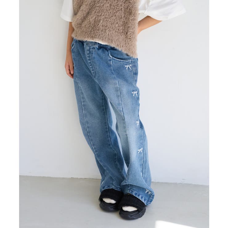 【KIDS/キッズ】リボン刺繍デニムパンツ | ROPE' PICNIC【KIDS】 | 詳細画像18 