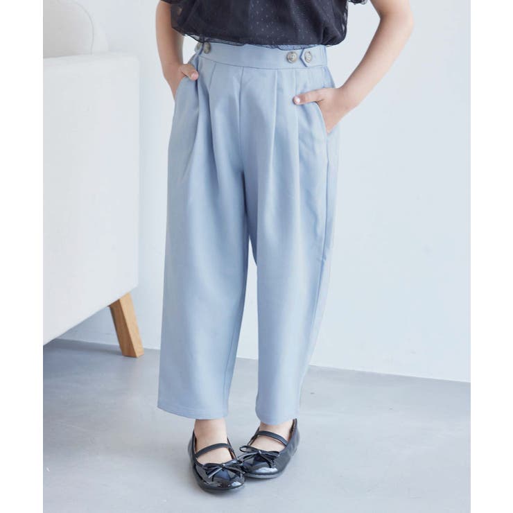 【KIDS】ブライトシリーズ/サイドボタンタックロングパンツ/リンクコーデ | ROPE' PICNIC【KIDS】 | 詳細画像10 