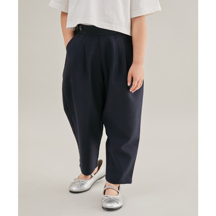 【KIDS】ブライトシリーズ/サイドボタンタックロングパンツ/リンクコーデ | ROPE' PICNIC【KIDS】 | 詳細画像4 