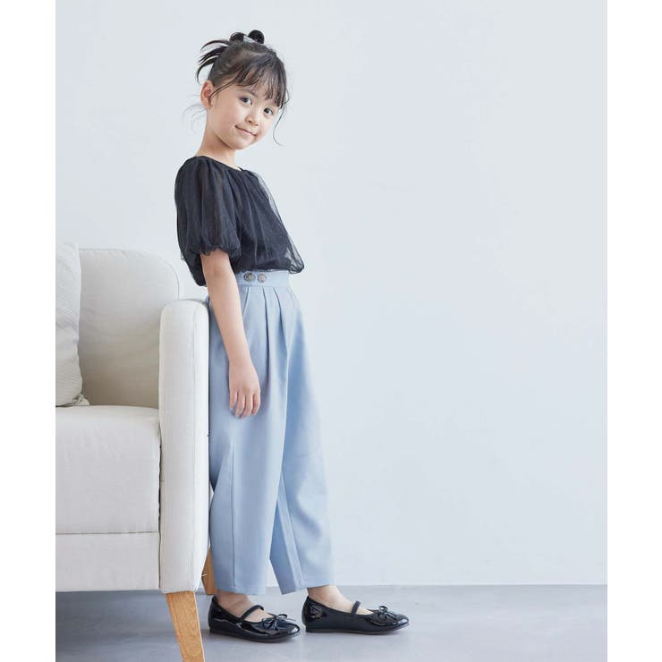【KIDS】ブライトシリーズ/サイドボタンタックロングパンツ/リンクコーデ | ROPE' PICNIC【KIDS】 | 詳細画像8 