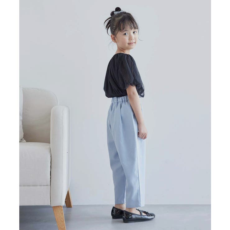 【KIDS】ブライトシリーズ/サイドボタンタックロングパンツ/リンクコーデ | ROPE' PICNIC【KIDS】 | 詳細画像9 