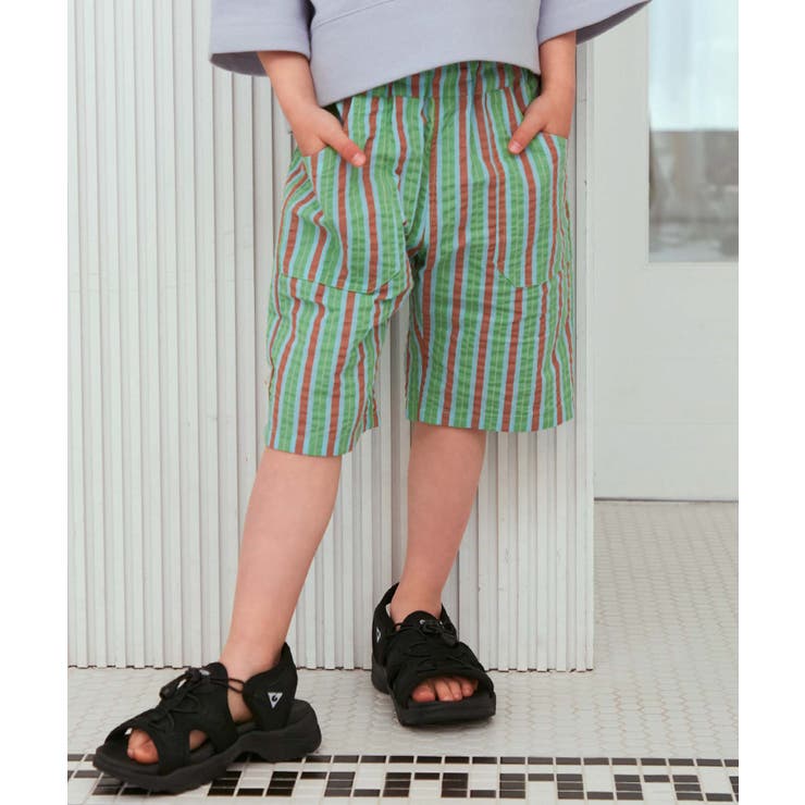 【KIDS】UNISEXマルチストライプハーフパンツ | ROPE' PICNIC【KIDS】 | 詳細画像11 