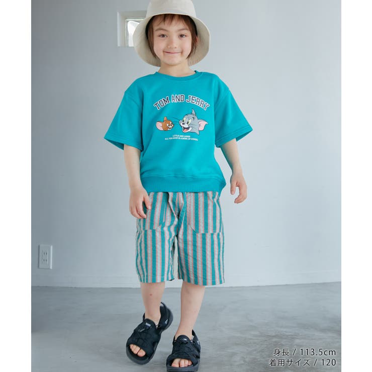 【KIDS】UNISEXマルチストライプハーフパンツ | ROPE' PICNIC【KIDS】 | 詳細画像8 