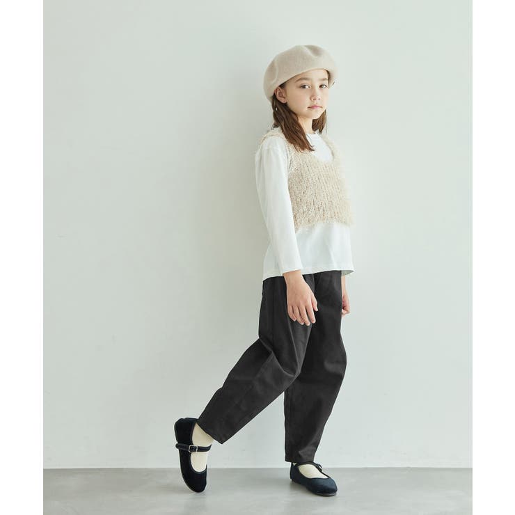 【KIDS】ストレッチツイルバレルパンツ/WEB限定サイズ:110cm | ROPE' PICNIC【KIDS】 | 詳細画像12 
