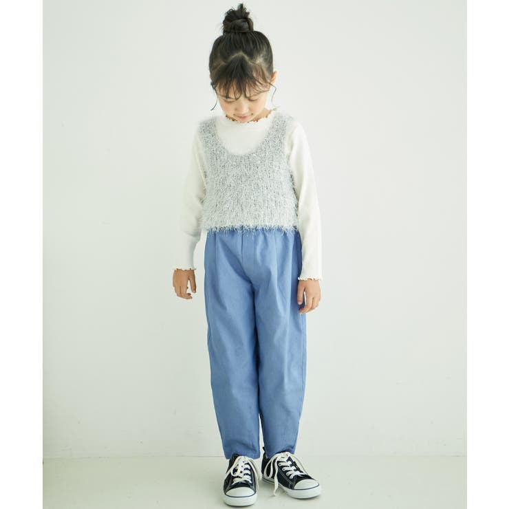 【KIDS】ストレッチツイルバレルパンツ/WEB限定サイズ:110cm | ROPE' PICNIC【KIDS】 | 詳細画像18 
