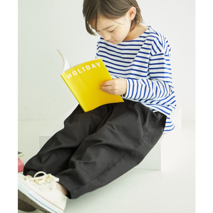 【KIDS】ストレッチツイルバレルパンツ/WEB限定サイズ:110cm | ROPE' PICNIC【KIDS】 | 詳細画像8 