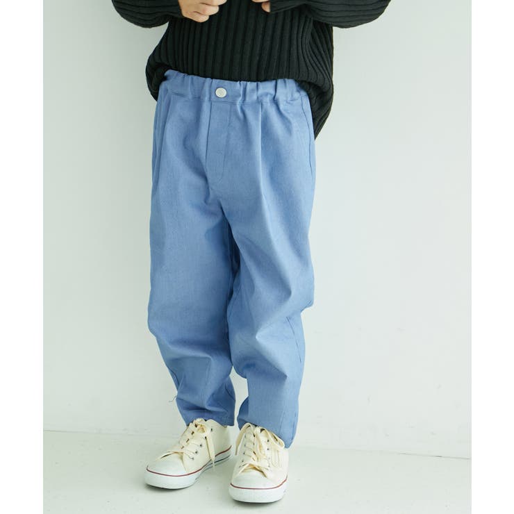 ブルー(44) | 【KIDS】ストレッチツイルバレルパンツ/WEB限定サイズ:110cm | ROPE' PICNIC【KIDS】