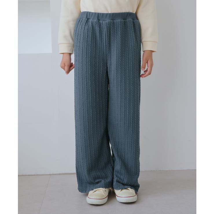 【KIDS/キッズ】裏ベロアケーブルフレアパンツ | ROPE' PICNIC【KIDS】 | 詳細画像12 