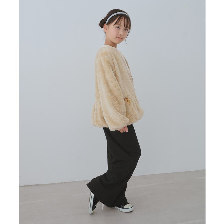 【KIDS/キッズ】裏ベロアケーブルフレアパンツ | ROPE' PICNIC【KIDS】 | 詳細画像3 