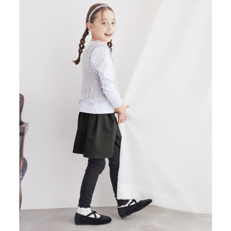 【KIDS】キュロットパンツ/リンクコーデ・WEB限定サイズ:110cm | ROPE' PICNIC【KIDS】 | 詳細画像7 