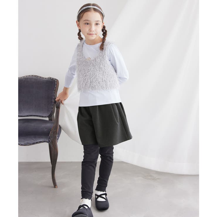 【KIDS】キュロットパンツ/リンクコーデ・WEB限定サイズ:110cm | ROPE' PICNIC【KIDS】 | 詳細画像8 
