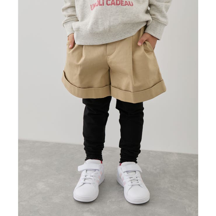 KIDS】キュロットパンツ/リンクコーデ・WEB限定サイズ:110cm KIDS】キュロットパンツ/リンクコーデ・WEB限定サイズ:110cm