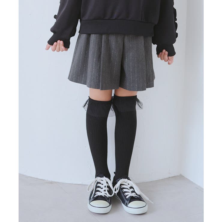 グレーサブ(09) | 【KIDS/キッズ】サイドプリーツキュロット/リンクコーデ | ROPE' PICNIC【KIDS】