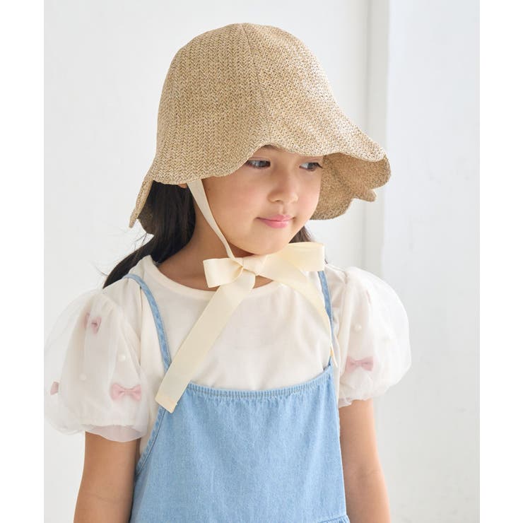 キナリ(16) | 【KIDS】【Casselini/キャセリーニ】チューリップリボンハット | ROPE' PICNIC【KIDS】