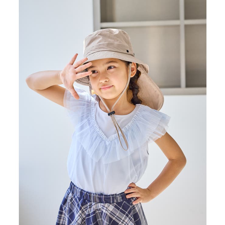 【KIDS/キッズ】日よけ付きアドベンチャーハット/UVカット・撥水・抗菌 | ROPE' PICNIC【KIDS】 | 詳細画像2 