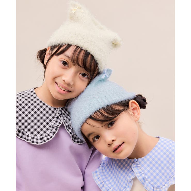 【KIDS/キッズ】ねこみみラメニット帽 /リンクコーデ | ROPE' PICNIC【KIDS】 | 詳細画像2 