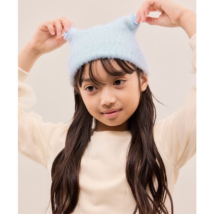 【KIDS/キッズ】ねこみみラメニット帽 /リンクコーデ | ROPE' PICNIC【KIDS】 | 詳細画像3 