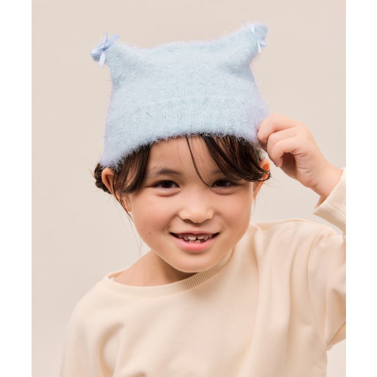 【KIDS/キッズ】ねこみみラメニット帽 /リンクコーデ | ROPE' PICNIC【KIDS】 | 詳細画像4 