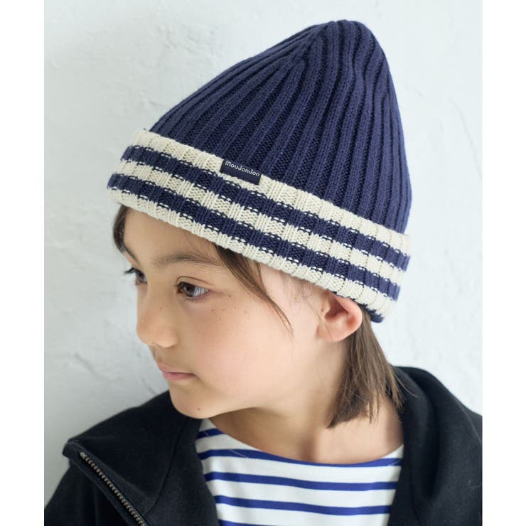 ネイビー(40) | 【KIDS】ボーダーニットワッチ | ROPE' PICNIC【KIDS】