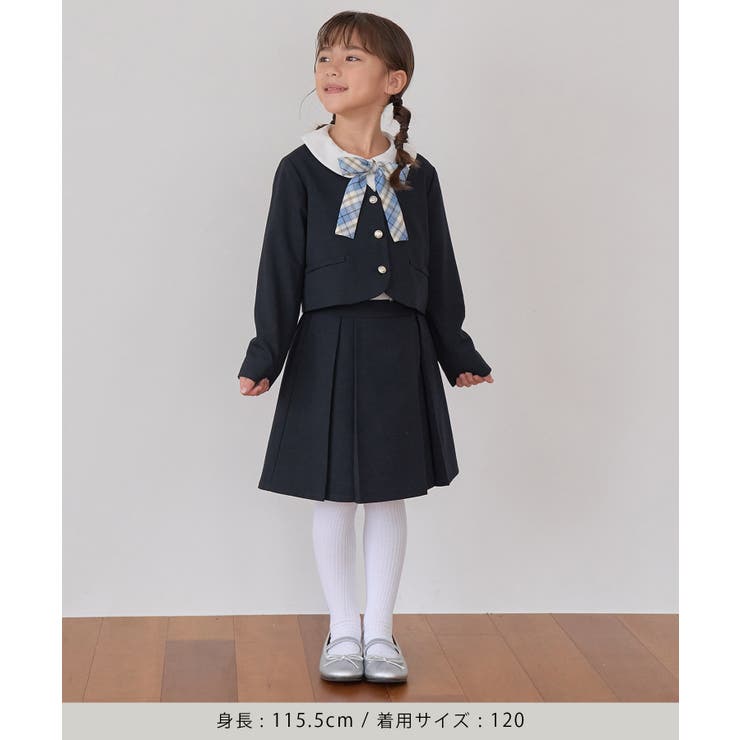 【KIDS】セレモニーにも・セットアップ対応/ノーカラージャケット | ROPE' PICNIC【KIDS】 | 詳細画像12 