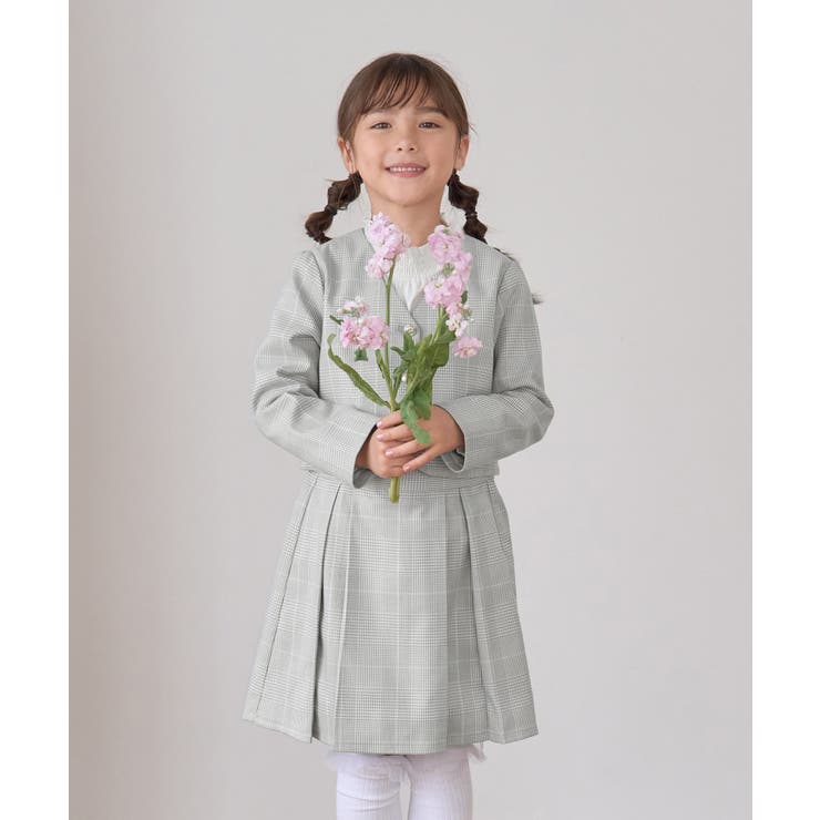 【KIDS】セレモニーにも・セットアップ対応/ノーカラージャケット | ROPE' PICNIC【KIDS】 | 詳細画像4 