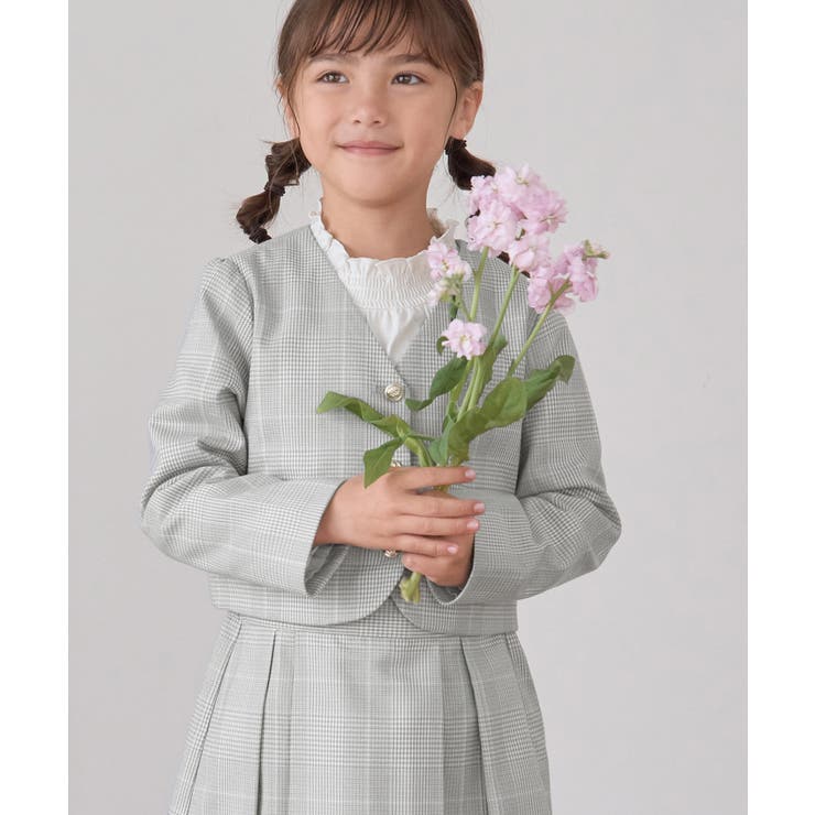 【KIDS】セレモニーにも・セットアップ対応/ノーカラージャケット | ROPE' PICNIC【KIDS】 | 詳細画像5 