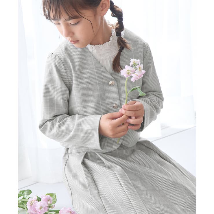 【KIDS】セレモニーにも・セットアップ対応/ノーカラージャケット | ROPE' PICNIC【KIDS】 | 詳細画像7 