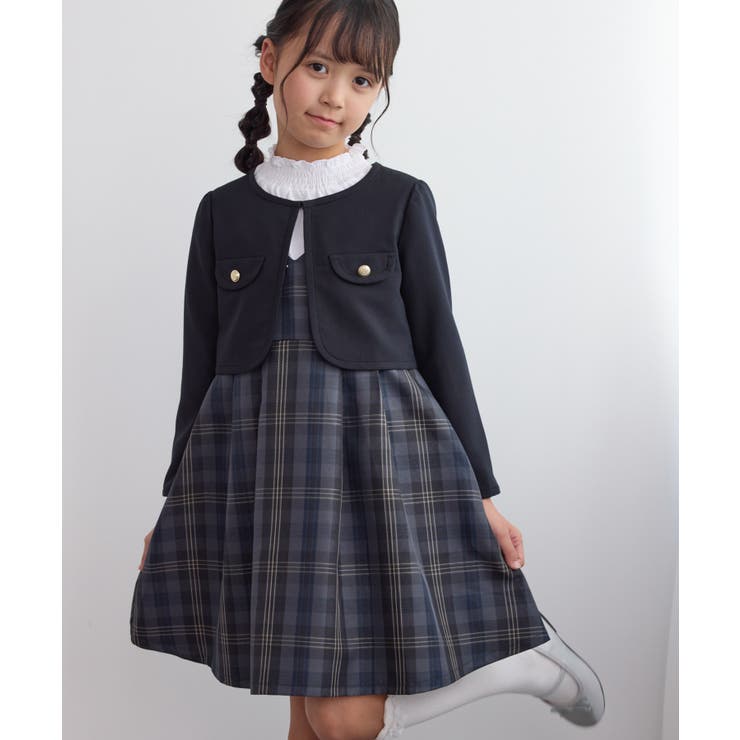 【KIDS/キッズ】パイピングノーカラージャケット/セレモニー対応 | ROPE' PICNIC【KIDS】 | 詳細画像4 