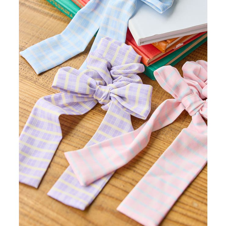 【KIDS/キッズ】チェック柄ビッグリボンシュシュ | ROPE' PICNIC【KIDS】 | 詳細画像5 