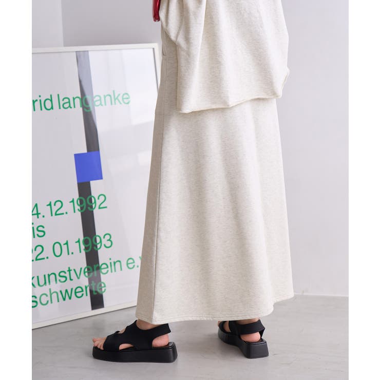 セットアップ対応/ミニ裏毛ワンポイント刺繍入りスカート | ROPE' PICNIC | 詳細画像11 