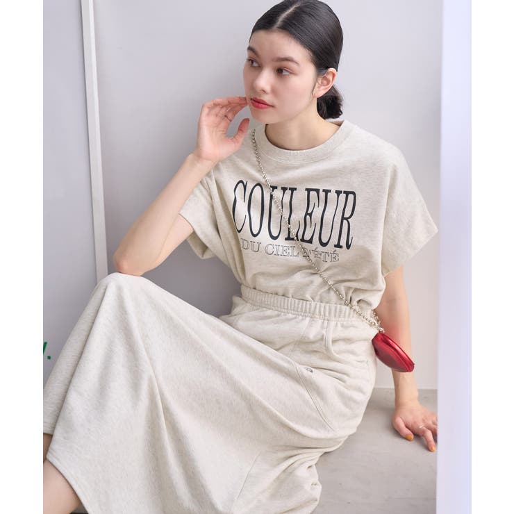 セットアップ対応/ミニ裏毛ワンポイント刺繍入りスカート | ROPE' PICNIC | 詳細画像14 