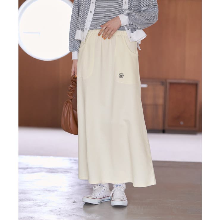 セットアップ対応/ミニ裏毛ワンポイント刺繍入りスカート | ROPE' PICNIC | 詳細画像21 