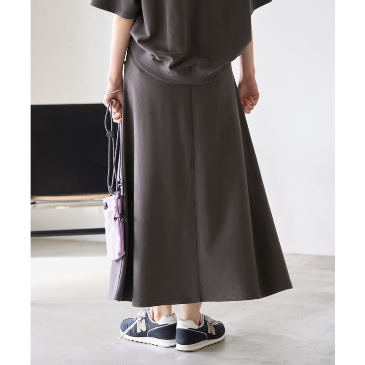 セットアップ対応/ミニ裏毛ワンポイント刺繍入りスカート | ROPE' PICNIC | 詳細画像7 