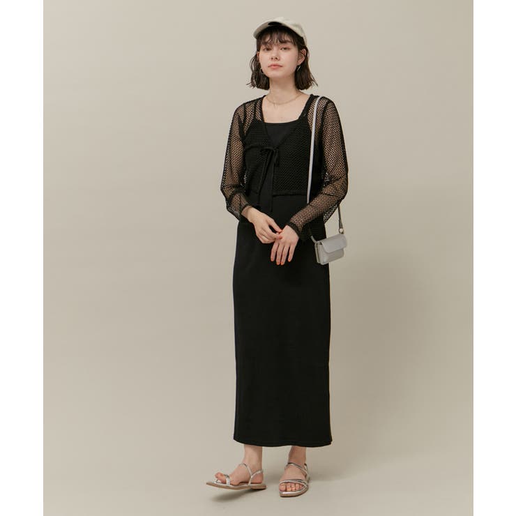 クロップドメッシュカットカーディガン | ROPE' PICNIC | 詳細画像2 