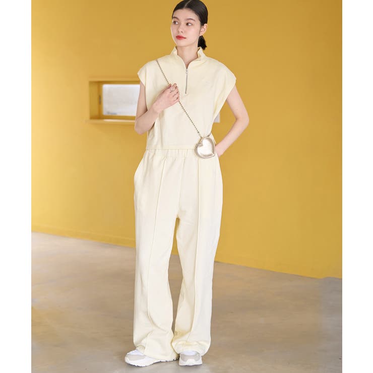 セットアップ対応/ロゴ刺繍ハーフジッププルオーバー | ROPE' PICNIC | 詳細画像6 