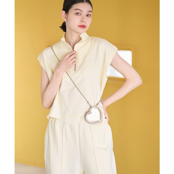 セットアップ対応/ロゴ刺繍ハーフジッププルオーバー | ROPE' PICNIC | 詳細画像9 