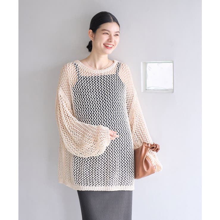 メッシュニットトップス | ROPE' PICNIC | 詳細画像11 